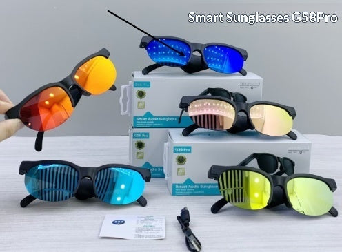 AI Smart Translation Bluetooth Earphone Glasses