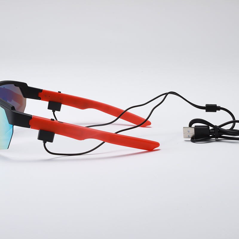 LJGOOD AI Outdoor Sports Smart Glasses Bluetooth 5.3 Wireless Series 1510A